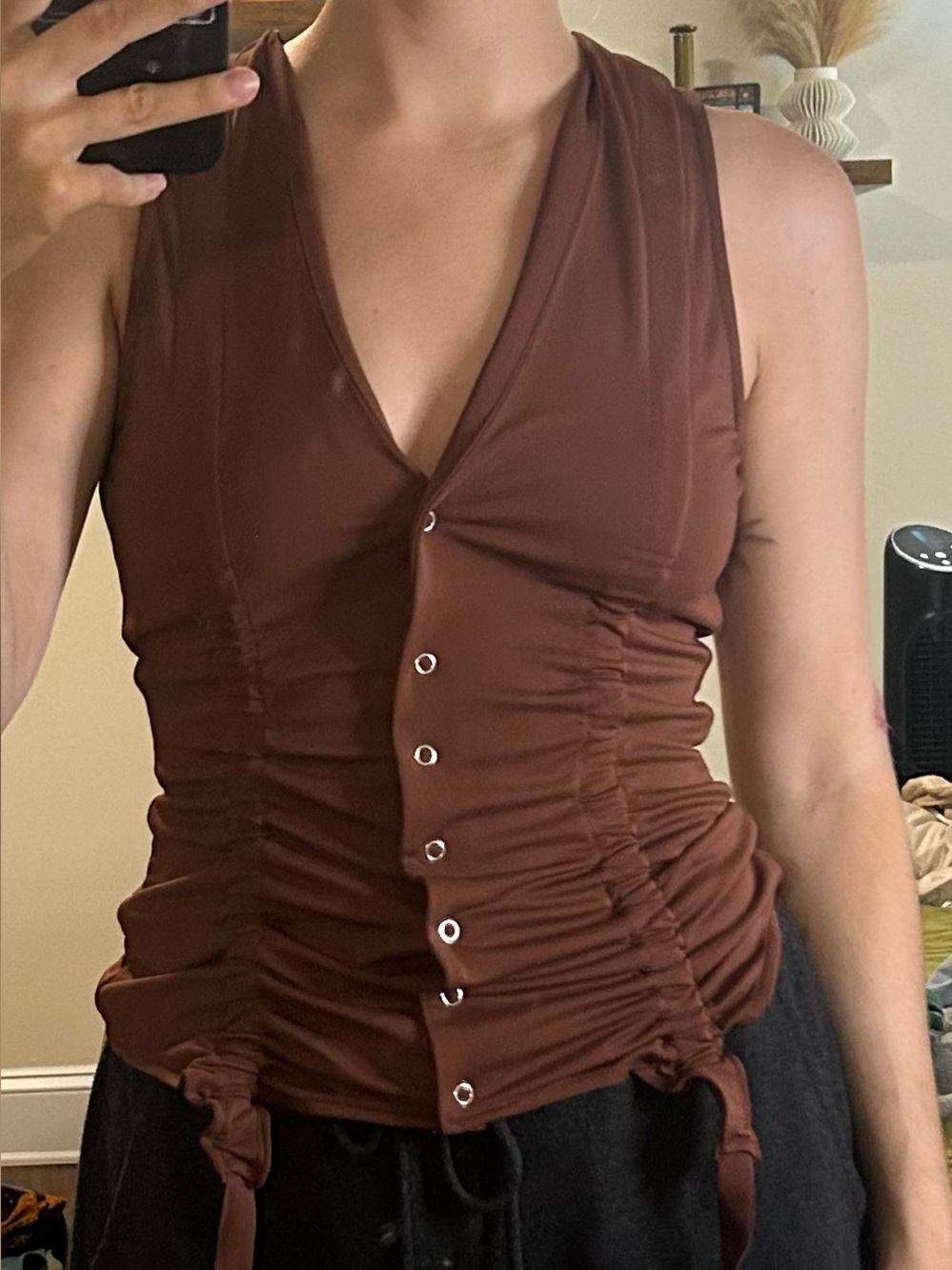 Zara ruched top